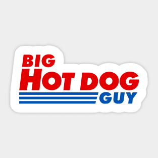 Big Hot Dog Guy Sticker